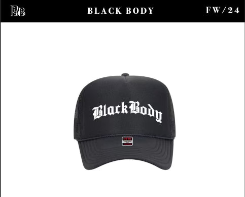 Black Body: Limited Edition Black Trucker Hat